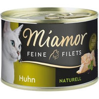 Produktbild von Miamor Feine Filets Naturell Huhn Stückchen in Gelee für Katzen 48x156 g - 48 x 156 g
