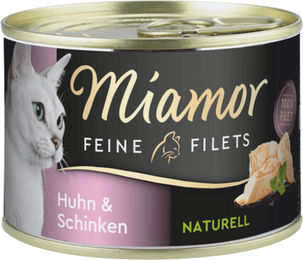 Miamor Feine Filets Naturell Katzenfutter Huhn und Schwein 12x156g - 12 x 156 g – Bild 1 von 5