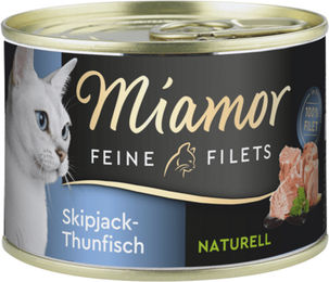Miamor Feine Filets Naturell Skipjack-Thunfisch für Katzen 12 x 156 g - 12 x 156 g – Bild 1 von 4