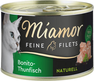 Miamor Feine Filets Naturelle Bonito-Thunfisch Katzenfutter 156 g - 12 x 156 g – Bild 1 von 5
