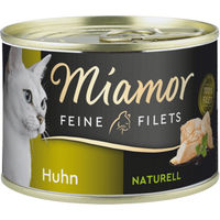 Produktbild von Miamor Feine Filets Naturelle Huhn Katzenfutter 156 g - 12 x 156 g