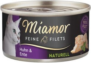 Produktbild von Miamor Feine Filets Naturelle Huhn und Ente Katzen Nassfutter Senior 48x80 g - 48 x 80 g