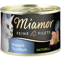 Produktbild von Miamor Feine Filets Skipjack-Thunfisch Katzenfutter 24x156g