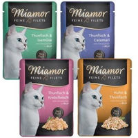 Produktbild von Miamor Feine Filets Stückchen in Gelee Mix Huhn und Thunfisch für Katzen Adult 24x100g - 24 x 100 g