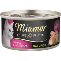 Produktbild von Miamor Feine Filets Thunfisch für Katzen 48x80 g - 48 x 80 g
