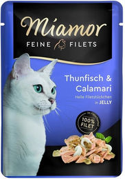 Miamor Feine Filets Thunfisch in Gelee für Katzen 24 x 100 g - 24 x 100 g – Bild 1 von 7