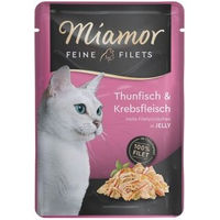 Produktbild von Miamor Feine Filets Thunfisch in Gelee für Katzen 48x100 g - 48 x 100 g