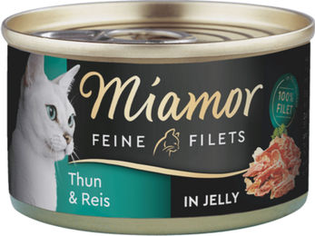 Miamor Feine Filets Thunfisch in Gelee für Katzen Adult 24 x 100 g - 24 x 100 g – Bild 1 von 5