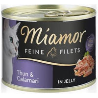 Produktbild von Miamor Feine Filets Thunfisch in Gelee Katzenfutter 12x185 g - 12 x 185 g