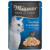 Produktbild von Miamor Feine Filets Thunfisch in Gelee Light für Katzen 96x100 g - 96 x 100 g
