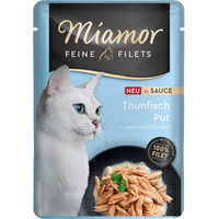 Produktbild von Miamor Feine Filets Thunfisch in Sauce Katzenfutter Adult 24 x 100 g getreidefrei - 6 x 100 g
