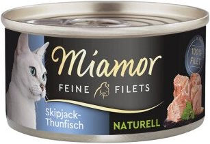 Produktbild von Miamor Feine Filets Thunfisch Katzenfutter für alle Altersstufen 96x80 g - 96 x 80 g