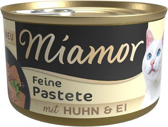 Miamor Feine Pastete Huhn und Ei Katzenfutter getreidefrei 12 x 85 g - 12 x 85 g – Bild 1 von 4