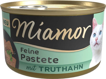 Miamor Feine Pastete Truthahn für Katzen Adult Getreidefrei 12 x 85 g - 12 x 85 g – Bild 1 von 3