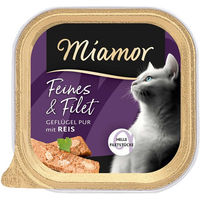 Produktbild von Miamor Feines & Filet Katzen Nassfutter Geflügel in Sauce 16 x 100 g getreidefrei und glutenfrei