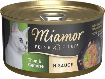 Produktbild von Miamor Katzen Feine Filets in Sauce Thunfisch 48x85g