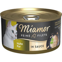 Produktbild von Miamor Katzen Feine Filets Stückchen in Sauce Huhn Pur 24x85g