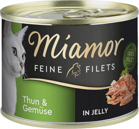Miamor Katzen-Nassfutter Feine Filets in Gelee Thunfisch 12 x 185g - 12 x 185 g – Bild 1 von 5