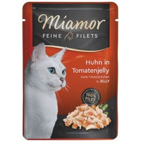 Produktbild von Miamor Katzen Nassfutter Huhn in Gelee Light 24x100 g - 24 x 100 g