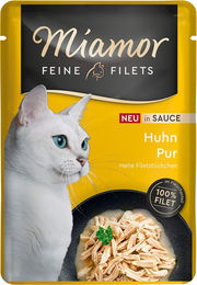 Miamor Katzen Nassfutter Huhn Stückchen in Sauce 24 x 100 g getreidefrei - 6 x 100 g – Bild 1 von 4