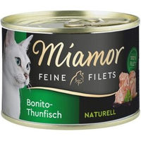 Produktbild von Miamor Katzen Nassfutter Thunfisch Stückchen in Gelee 24x156 g - 24 x 156 g
