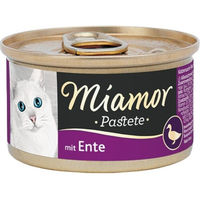 Produktbild von Miamor Katzenpastete Ente ohne Farb- und Aromastoffe 12 x 85 g - 12 x 85 g