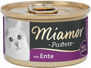 Produktbild von Miamor Katzenpastete Ente ohne Farb- und Aromastoffe 48x85 g - 48 x 85 g