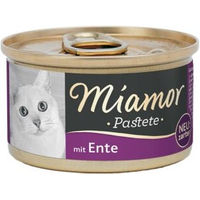 Produktbild von Miamor Katzenpastete Ente ohne Farb- und Aromastoffe 48x85 g - 48 x 85 g