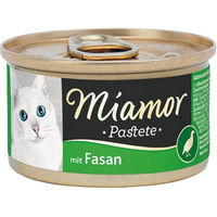 Produktbild von Miamor Katzenpastete Fasan 12 x 85 g ohne Farb- und Aromastoffe sowie Konservierungsstoffe - 12 x 85 g