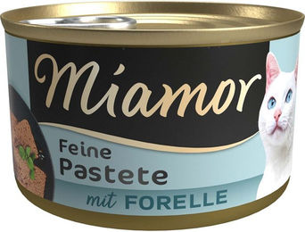 Produktbild von Miamor Katzenpastete Forelle für erwachsene Katzen 24x85g