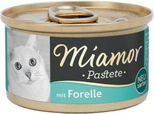 Produktbild von Miamor Katzenpastete Forelle ohne Farb- und Aromastoffe 48x85 g - 48 x 85 g