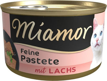 Miamor Katzenpastete Lachs für erwachsene Katzen 12 x 85 g getreidefrei - 12 x 85 g – Bild 1 von 6