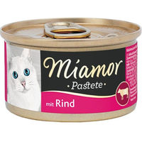 Produktbild von Miamor Katzenpastete Rind getreidefrei 12 x 85 g - 12 x 85 g