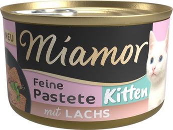 Miamor Kitten Pastete Lachs 24 x 85 g ohne Farb- und Aromastoffe – Bild 1 von 1