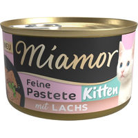 Produktbild von Miamor Kitten Pastete Lachs 24 x 85 g ohne Farb- und Aromastoffe