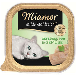 Miamor Milde Mahlzeit Geflügel Senior Schale 16x100g - 16 x 100 g – Bild 1 von 3