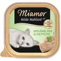Produktbild von Miamor Milde Mahlzeit Geflügel Senior Schale 16x100g - 16 x 100 g
