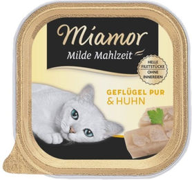 Miamor Milde Mahlzeit Schonkost Geflügel und Huhn Filets in Sauce für Katzen Adult 16x100g - 16 x 100 g – Bild 1 von 3