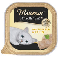 Produktbild von Miamor Milde Mahlzeit Schonkost Geflügel und Huhn Filets in Sauce für Katzen Adult 16x100g - 16 x 100 g