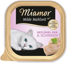 Miamor Milde Mahlzeit Senior Katzenfutter Geflügel und Schwein in Sauce 16x100g - 16 x 100 g – Bild 1 von 3