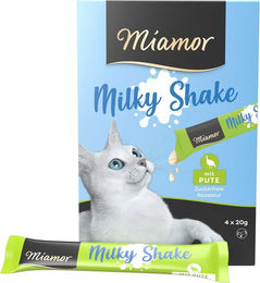 Miamor Milky Shake Schleck-Snack Creme Pute für Katzen Adult 11er Pack - 48 x 20 g – Bild 1 von 2