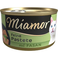Produktbild von Miamor Pastete Fasan für Katzen Adult ohne Konservierungsstoffe 12x85g - 12 x 85 g