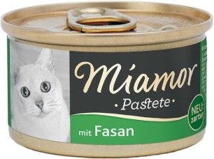 Produktbild von Miamor Pastete Fasan Katzenfutter ohne Farb- und Aromastoffe 24x85 g - 24 x 85 g
