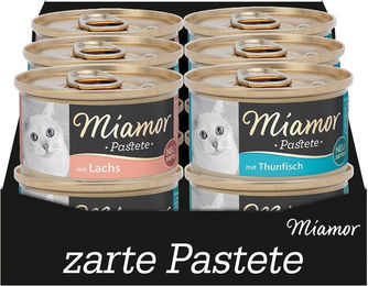 Produktbild von Miamor Pastete Fisch 24x85g für Katzen