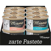 Produktbild von Miamor Pastete Fisch 24x85g für Katzen
