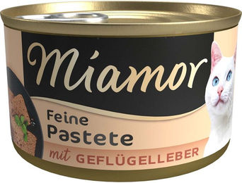 Produktbild von Miamor Pastete Geflügel für Katzen Adult 12x85g