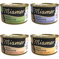 Produktbild von Miamor Pastete Geflügel Mixpaket 24 x 85 g ohne Farb- und Aromastoffe - 24 x 85 g