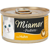 Produktbild von Miamor Pastete Huhn für Katzen Adult Getreidefrei 12 x 85 g - 12 x 85 g