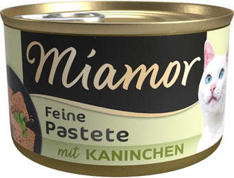 Produktbild von Miamor Pastete Kaninchen für Katzen Adult 12x85g