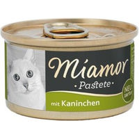 Produktbild von Miamor Pastete Kaninchen ohne Farb- und Aromastoffe 48x85 g - 48 x 85 g